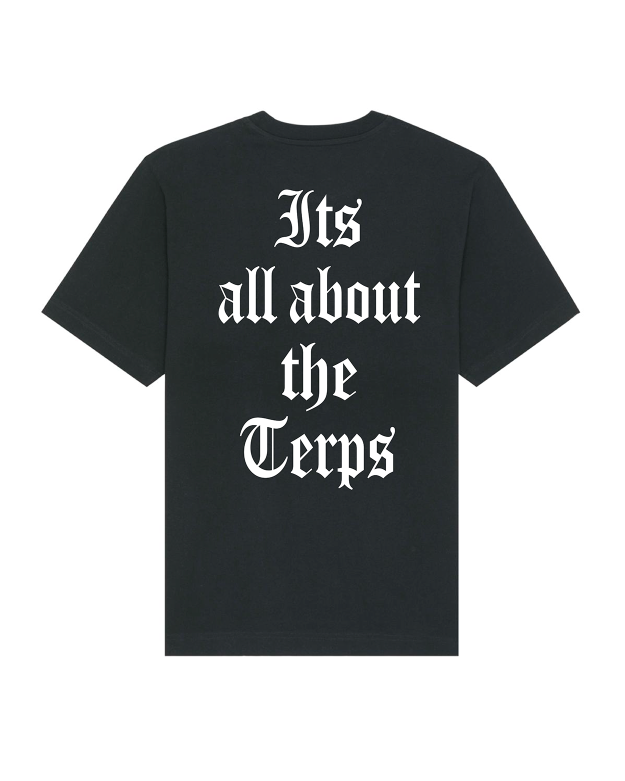 T-Shirt Oversize "Its all about the Terps" by River Valley Glass Gallery